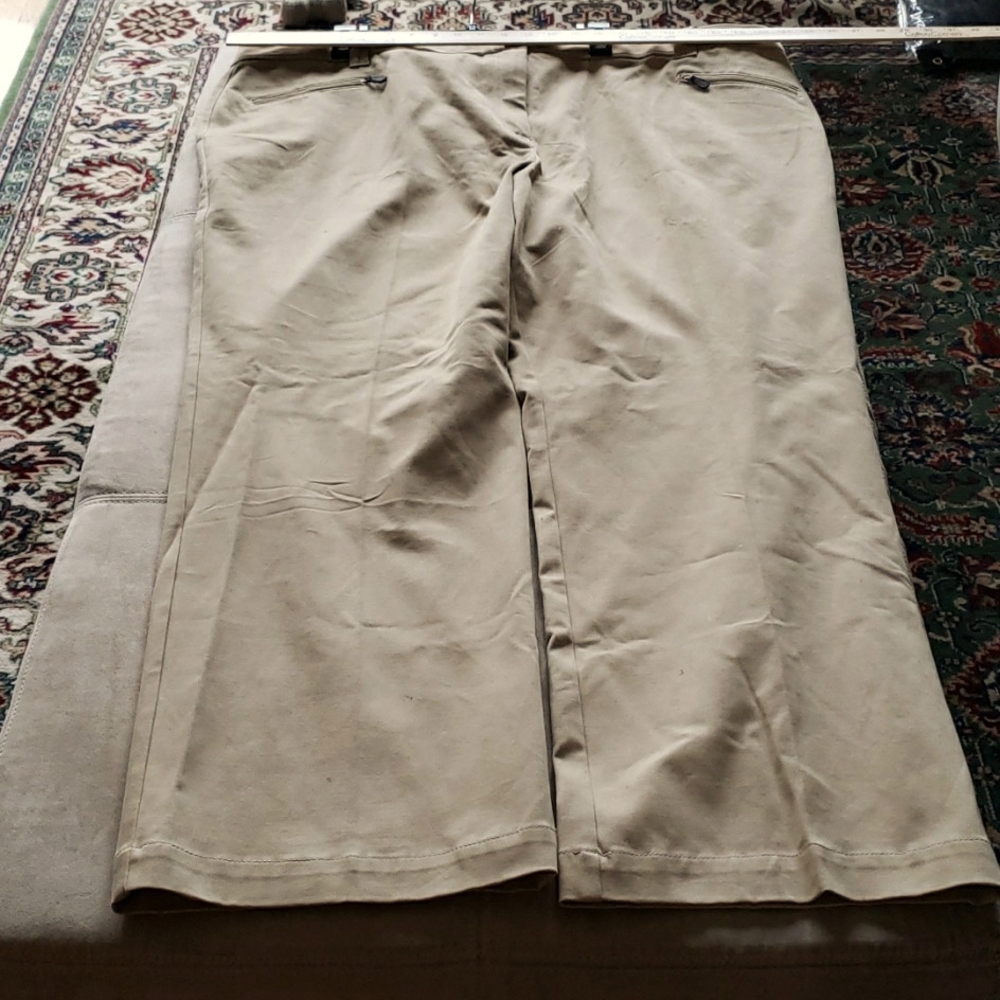 Talbot's heritage pants khaki tan size 24W. Heavy fabric. - Picture 2 of 13